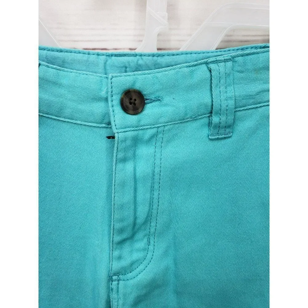 Wonder Nation Bleached Teal Size 8 Bermuda Adjustable Waist Shorts‎